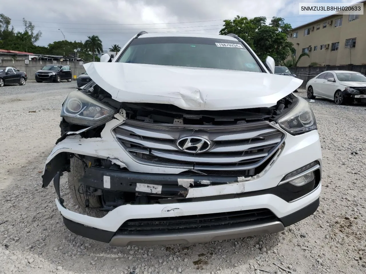 2017 Hyundai Santa Fe Sport VIN: 5NMZU3LB8HH020633 Lot: 78870254