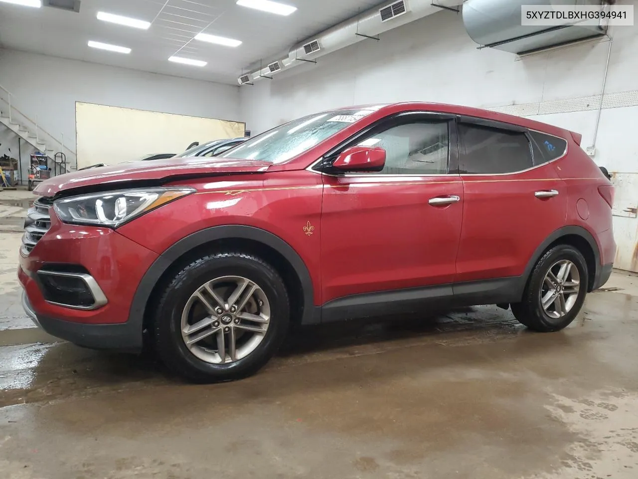 2017 Hyundai Santa Fe Sport VIN: 5XYZTDLBXHG394941 Lot: 78887154