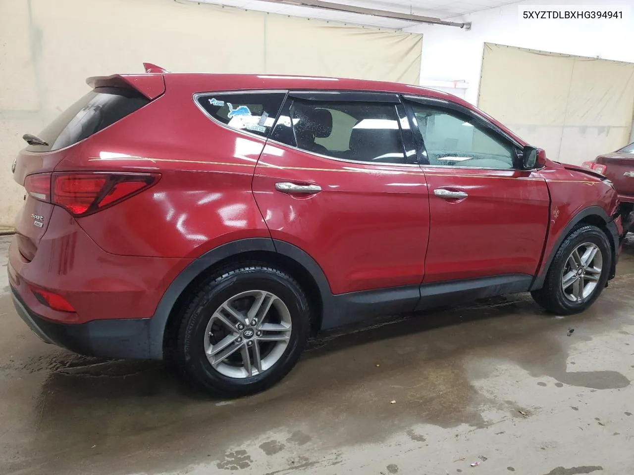 2017 Hyundai Santa Fe Sport VIN: 5XYZTDLBXHG394941 Lot: 78887154