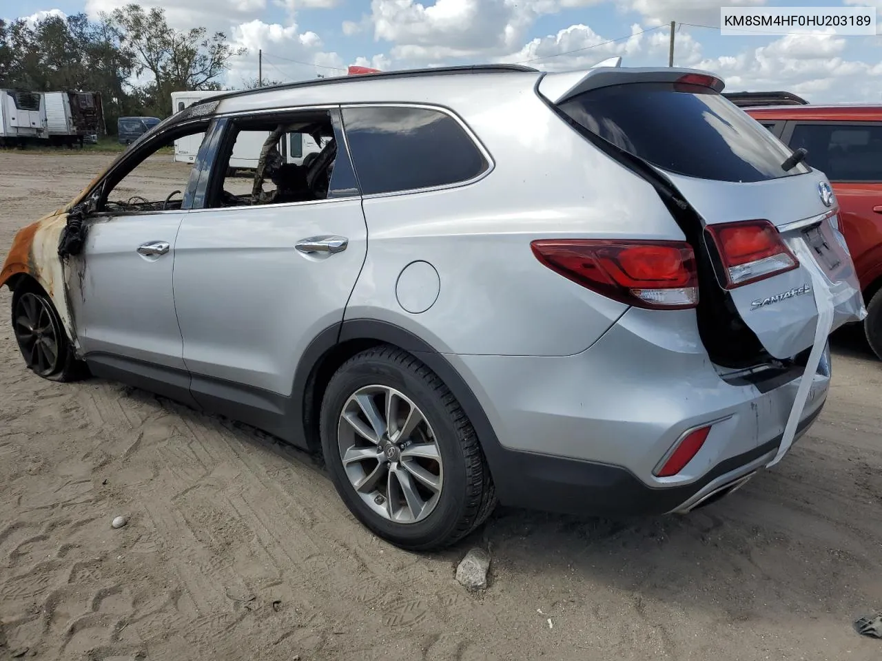 2017 Hyundai Santa Fe Se VIN: KM8SM4HF0HU203189 Lot: 78941864