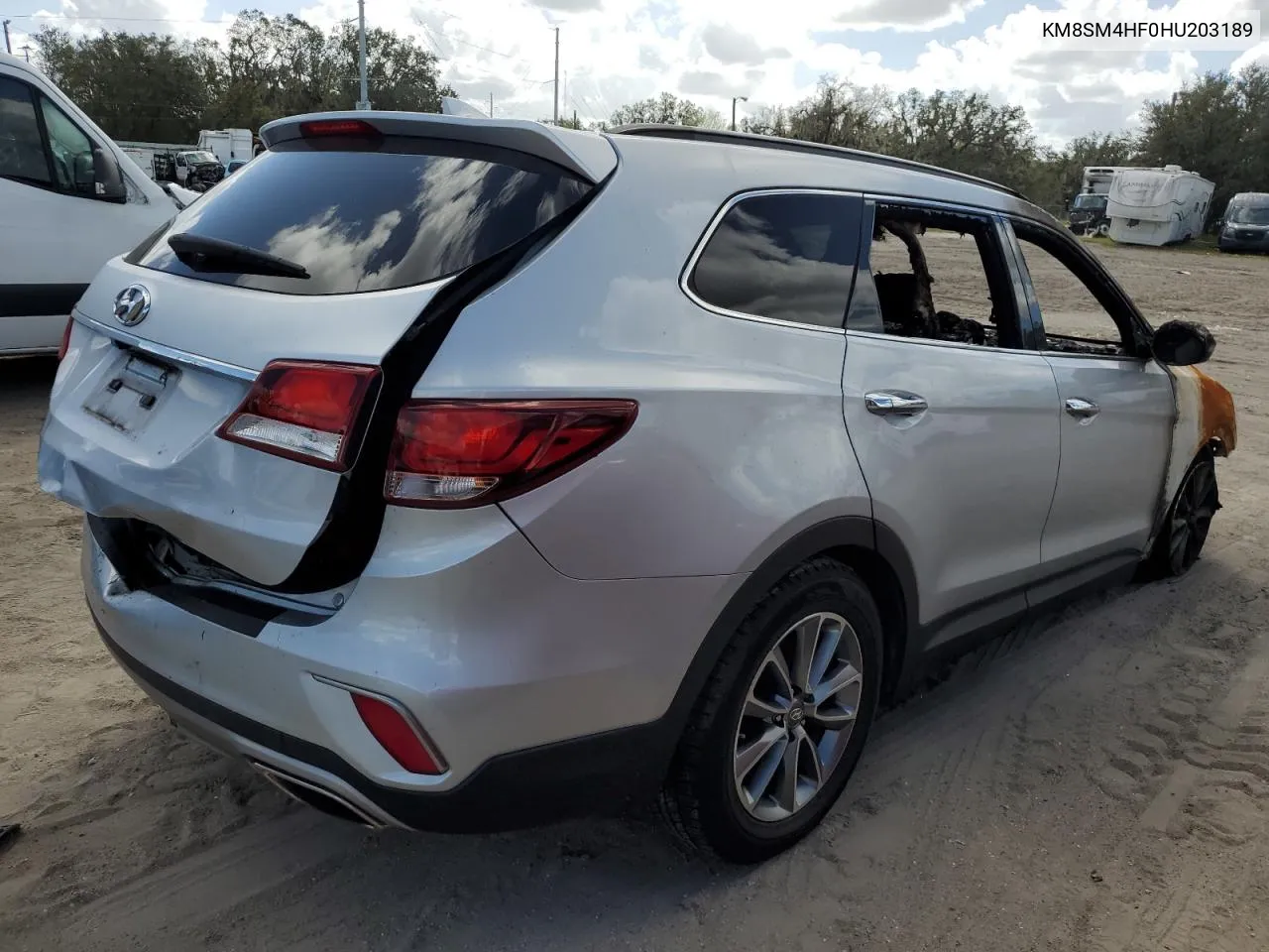 2017 Hyundai Santa Fe Se VIN: KM8SM4HF0HU203189 Lot: 78941864