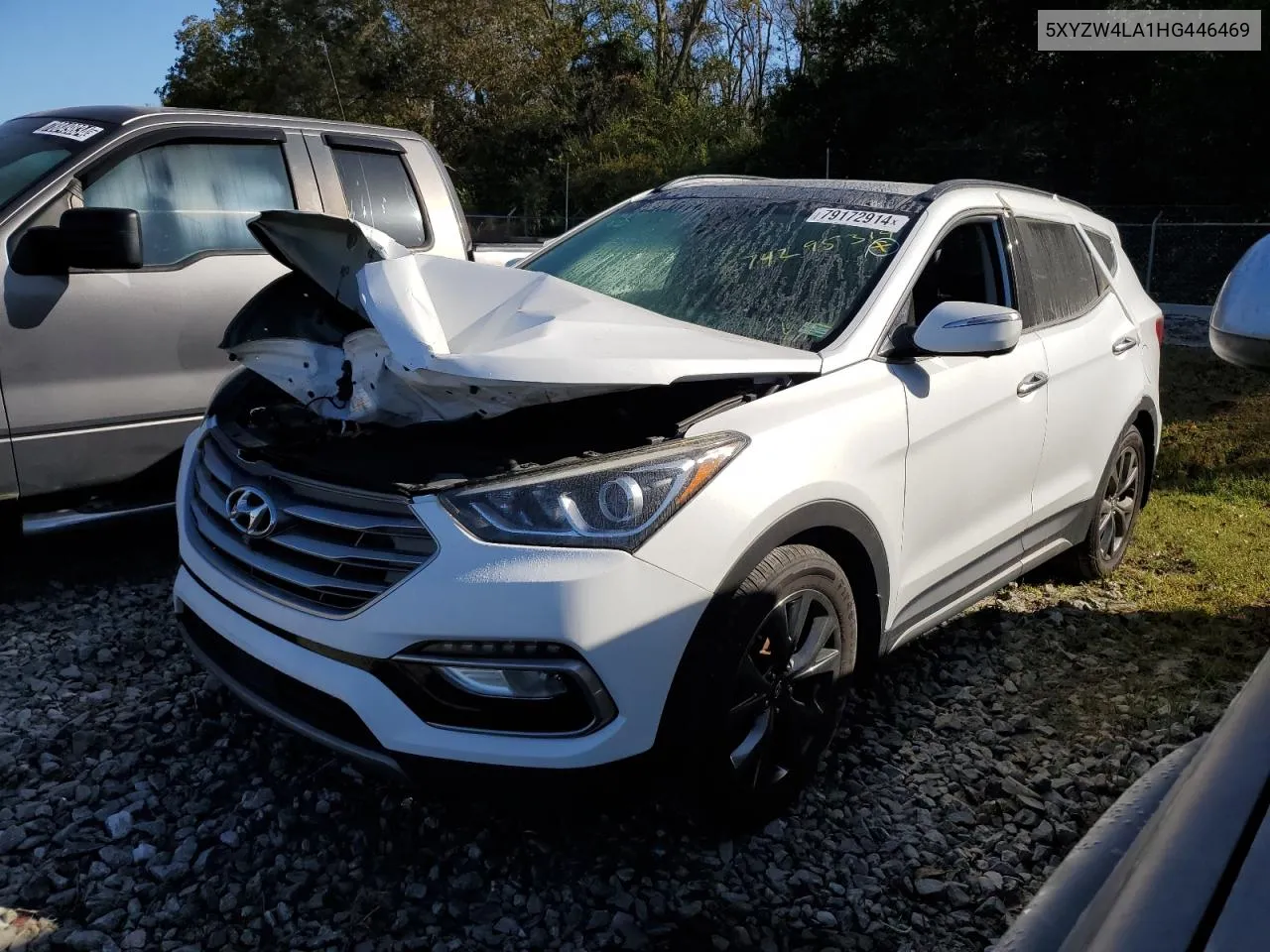 2017 Hyundai Santa Fe Sport VIN: 5XYZW4LA1HG446469 Lot: 79172914