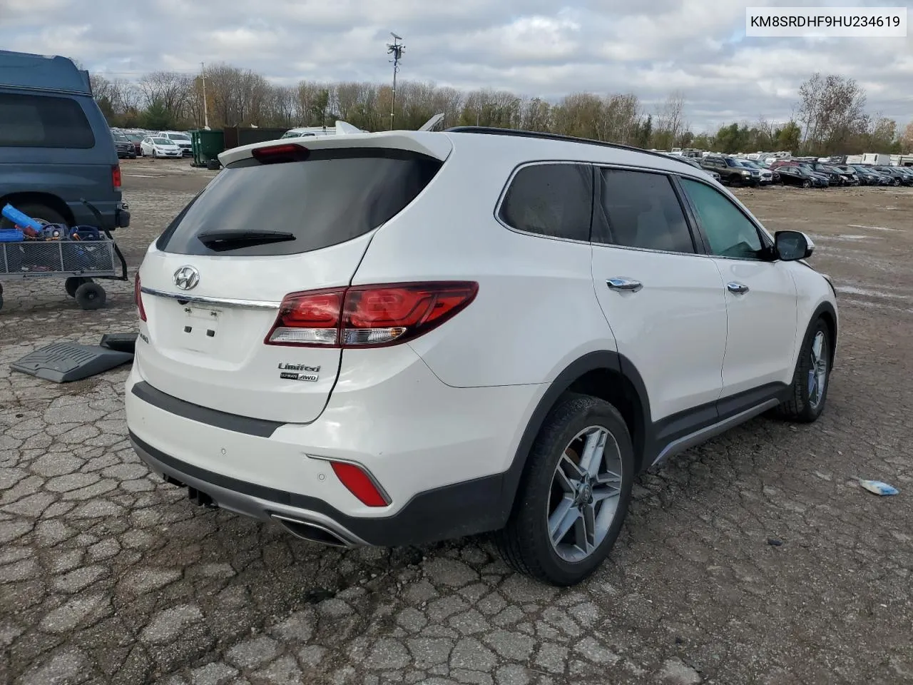 2017 Hyundai Santa Fe Se Ultimate VIN: KM8SRDHF9HU234619 Lot: 79245634