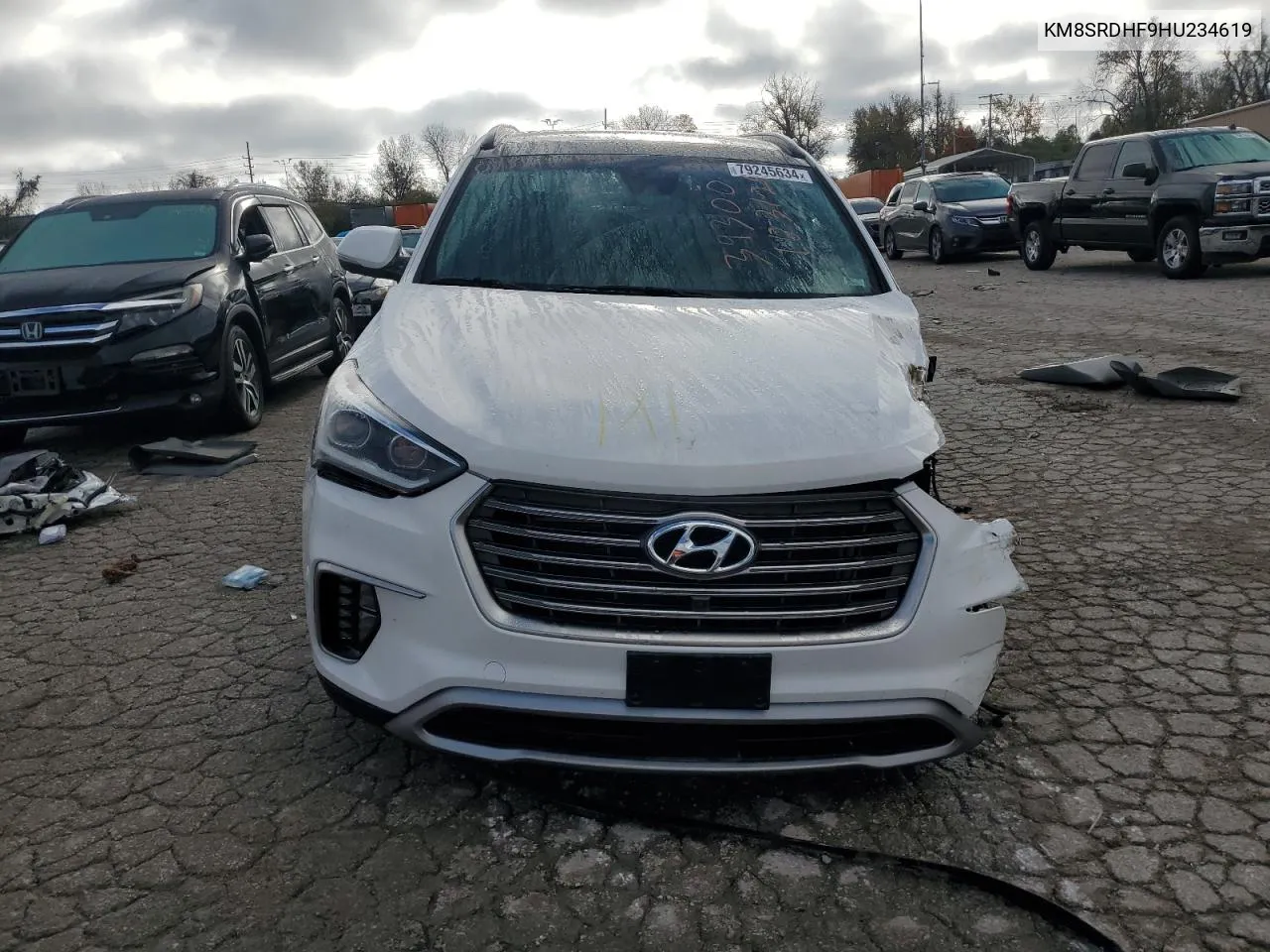 2017 Hyundai Santa Fe Se Ultimate VIN: KM8SRDHF9HU234619 Lot: 79245634