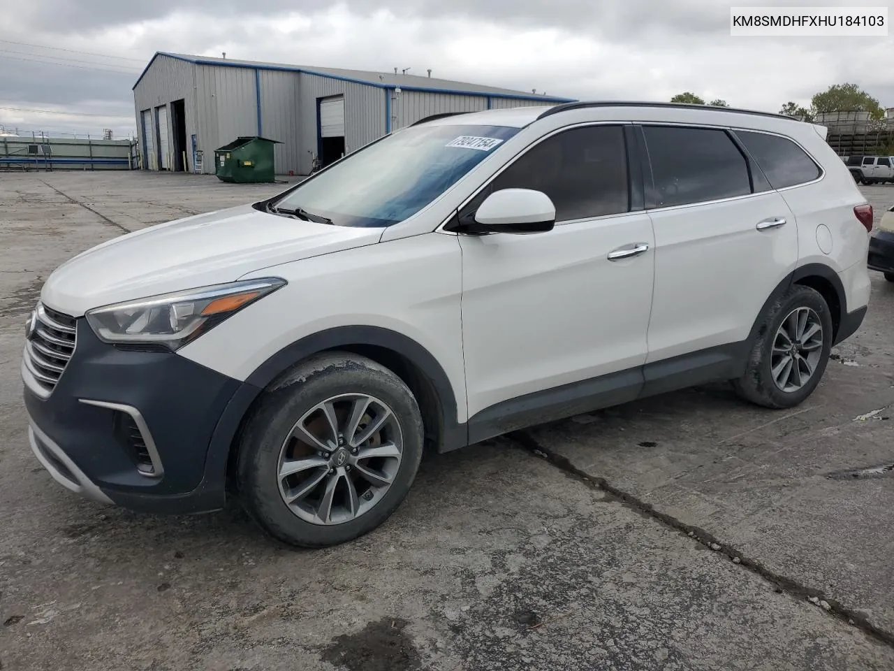 2017 Hyundai Santa Fe Se VIN: KM8SMDHFXHU184103 Lot: 79247154