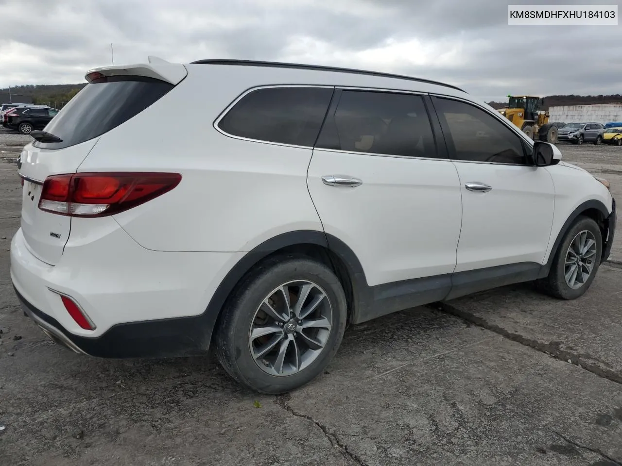 2017 Hyundai Santa Fe Se VIN: KM8SMDHFXHU184103 Lot: 79247154