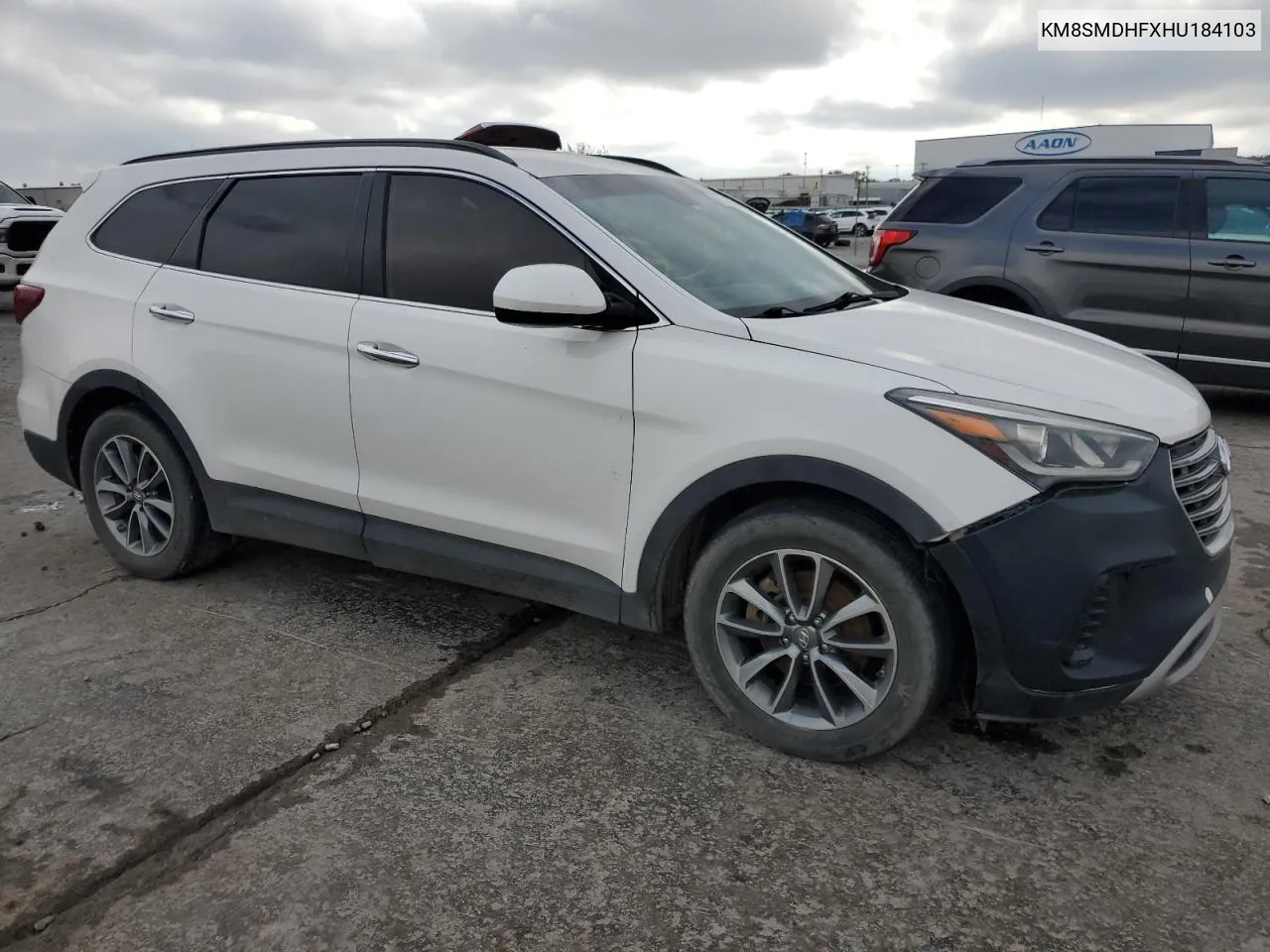 2017 Hyundai Santa Fe Se VIN: KM8SMDHFXHU184103 Lot: 79247154