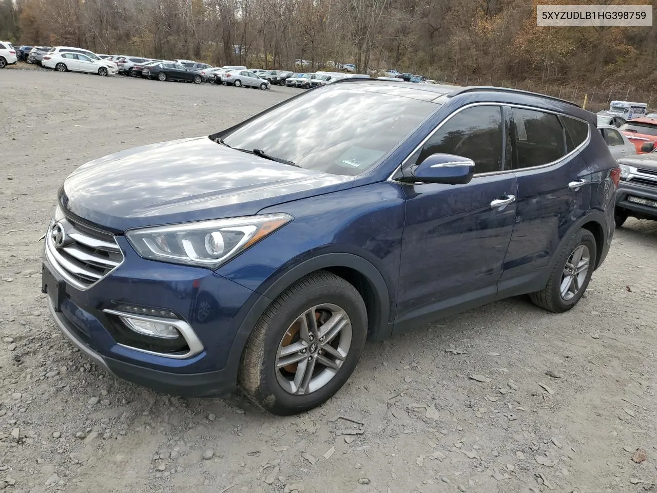 2017 Hyundai Santa Fe Sport VIN: 5XYZUDLB1HG398759 Lot: 79408014