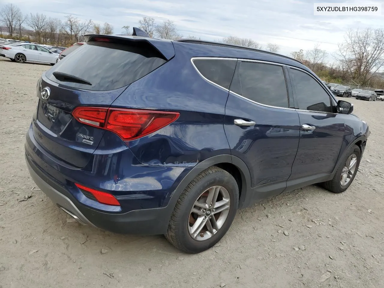 2017 Hyundai Santa Fe Sport VIN: 5XYZUDLB1HG398759 Lot: 79408014