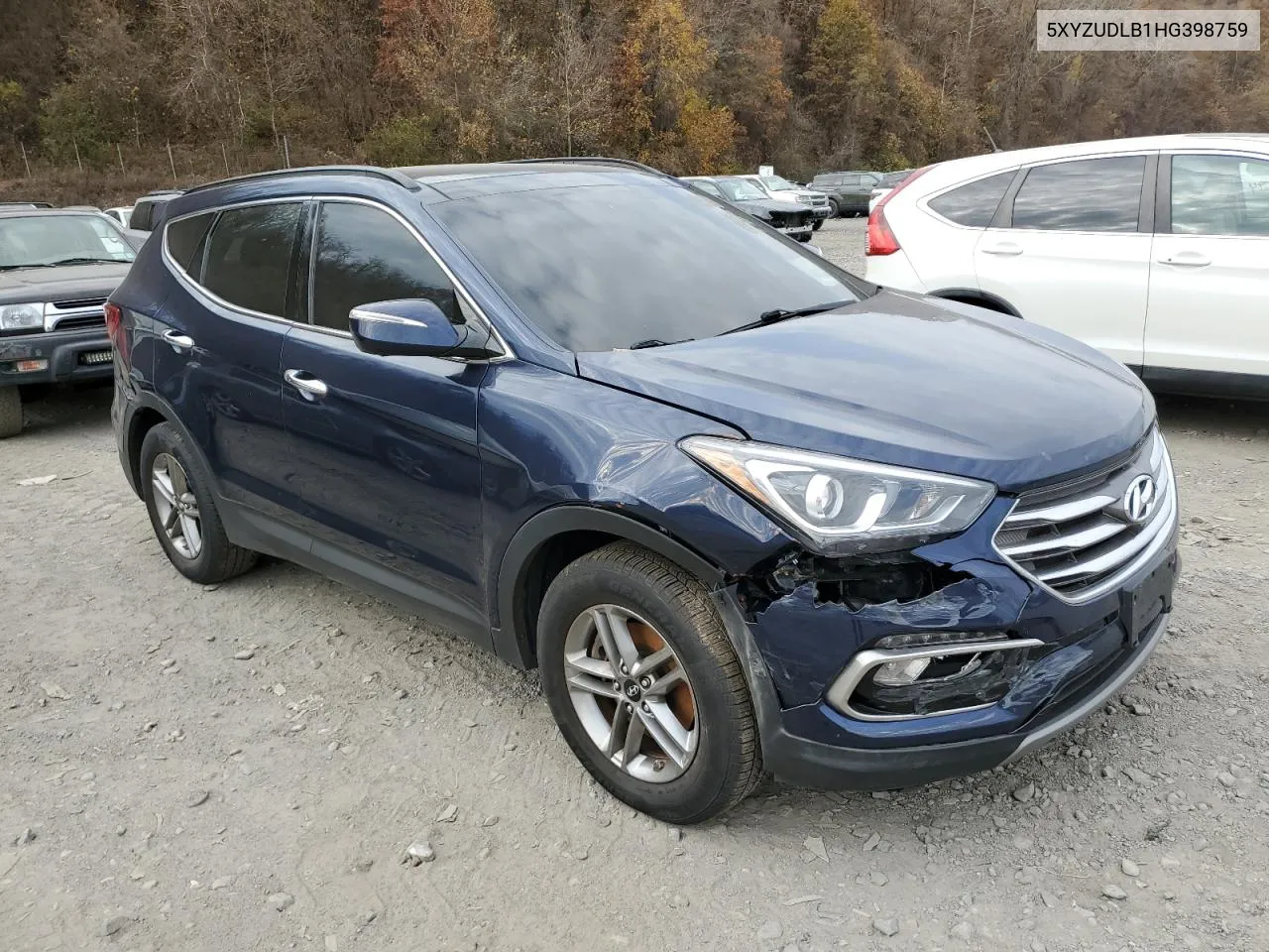 2017 Hyundai Santa Fe Sport VIN: 5XYZUDLB1HG398759 Lot: 79408014