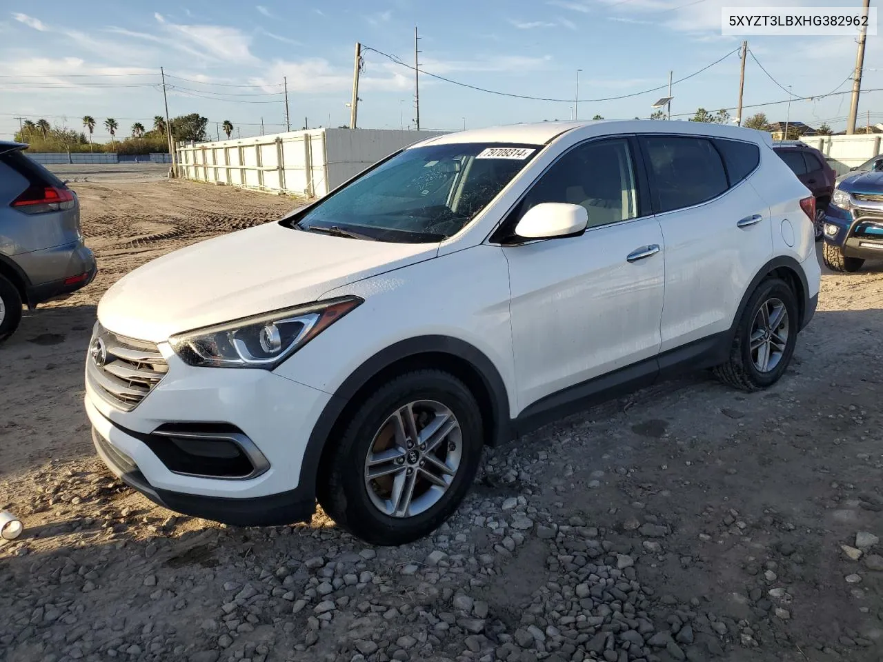 2017 Hyundai Santa Fe Sport VIN: 5XYZT3LBXHG382962 Lot: 79709314