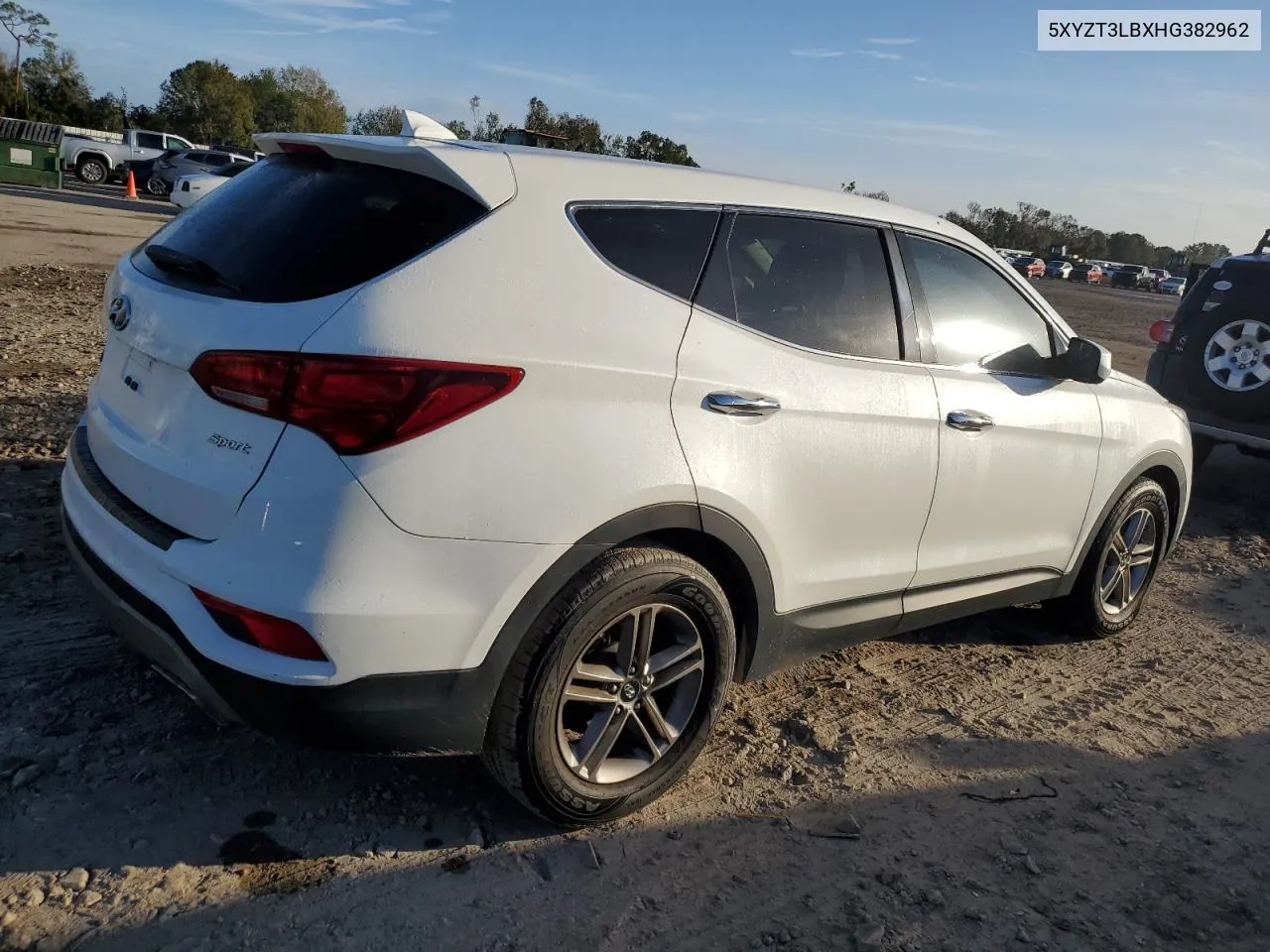 2017 Hyundai Santa Fe Sport VIN: 5XYZT3LBXHG382962 Lot: 79709314