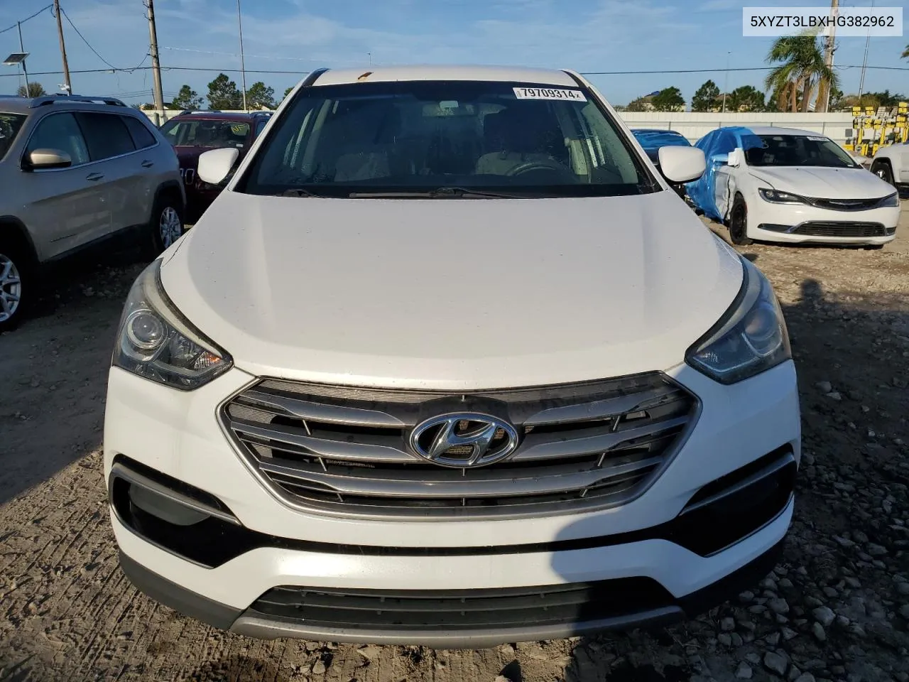 2017 Hyundai Santa Fe Sport VIN: 5XYZT3LBXHG382962 Lot: 79709314