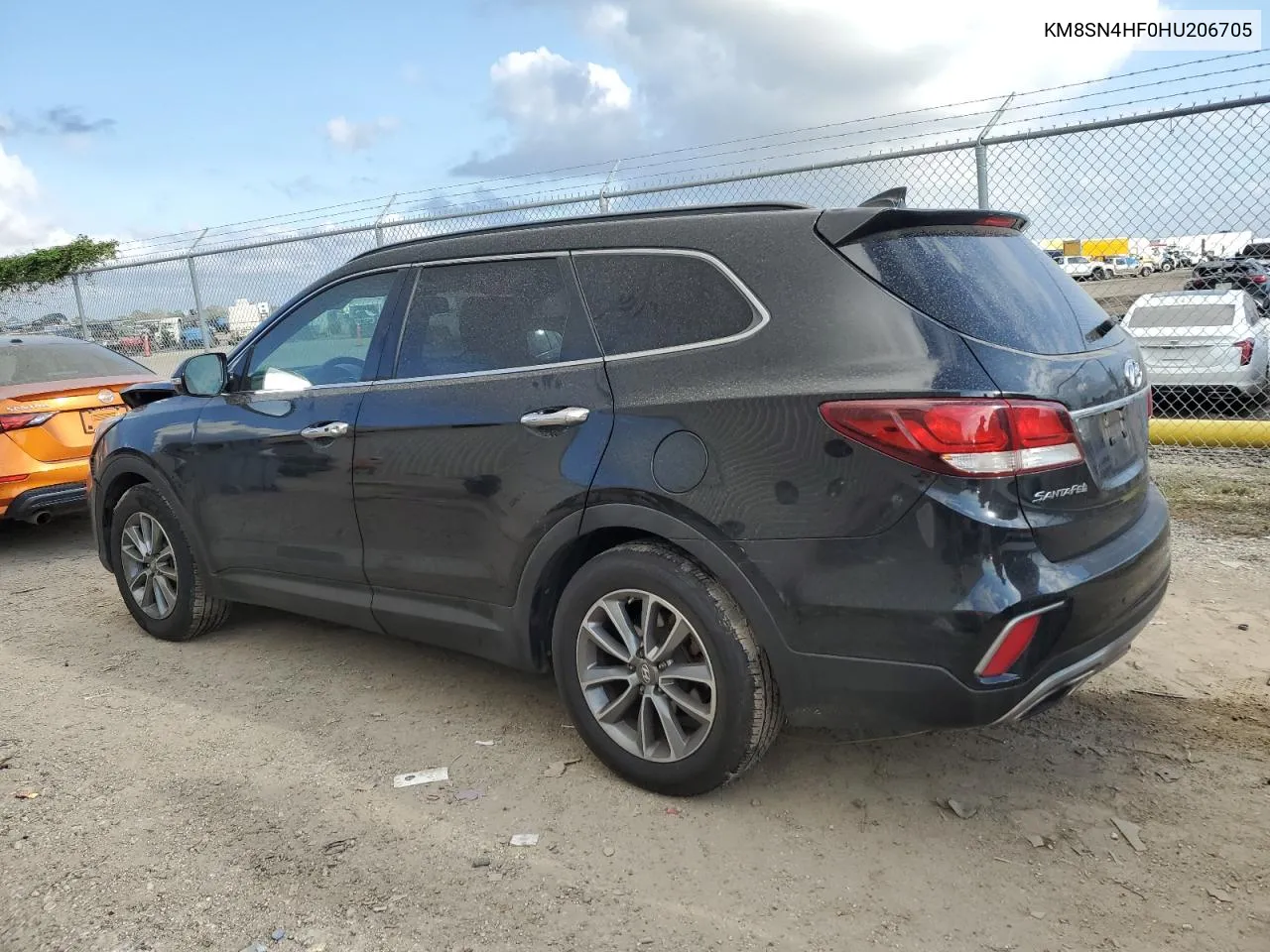 2017 Hyundai Santa Fe Se VIN: KM8SN4HF0HU206705 Lot: 79732764