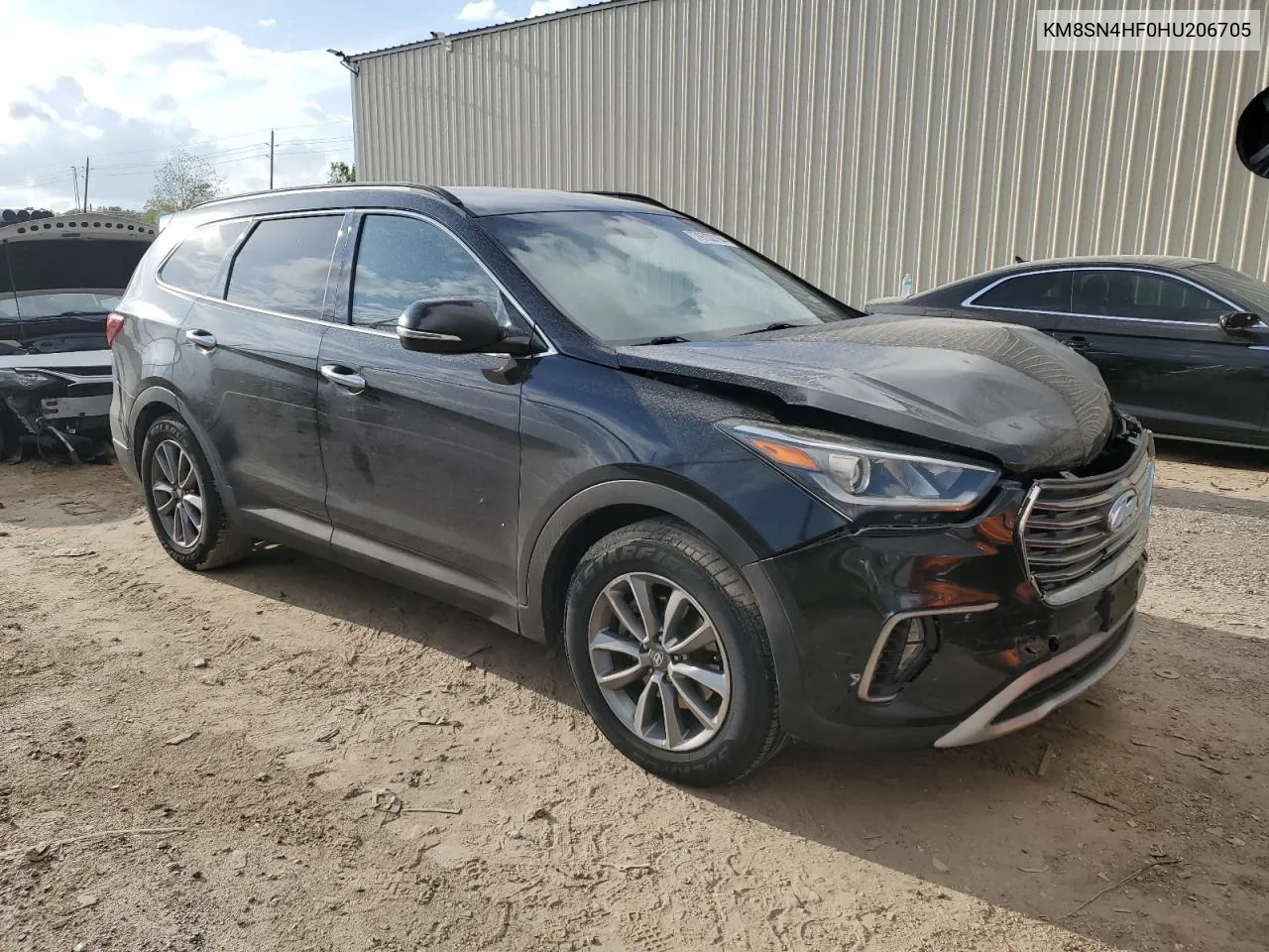 2017 Hyundai Santa Fe Se VIN: KM8SN4HF0HU206705 Lot: 79732764