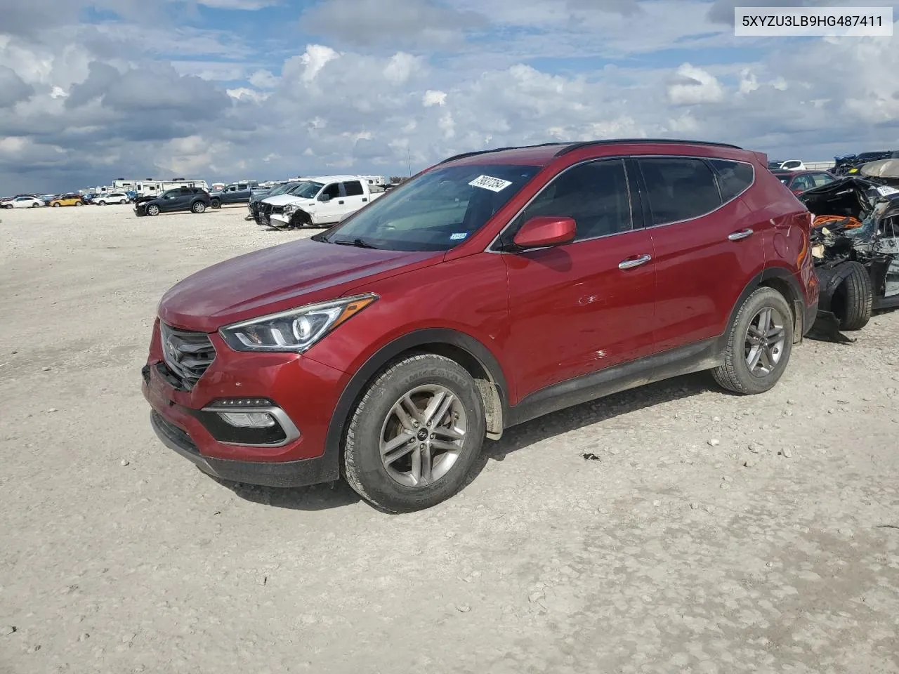 2017 Hyundai Santa Fe Sport VIN: 5XYZU3LB9HG487411 Lot: 79837354