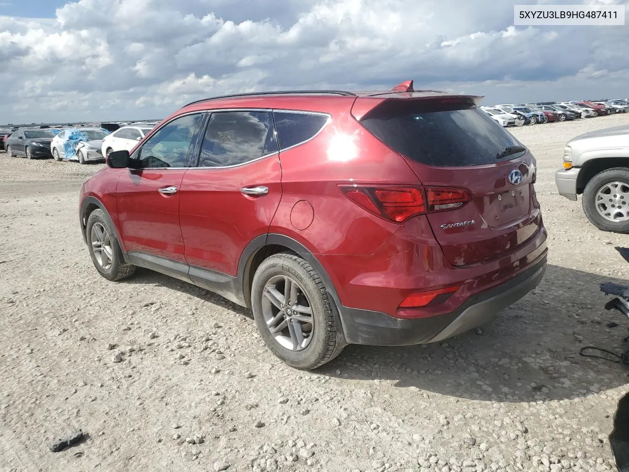 2017 Hyundai Santa Fe Sport VIN: 5XYZU3LB9HG487411 Lot: 79837354