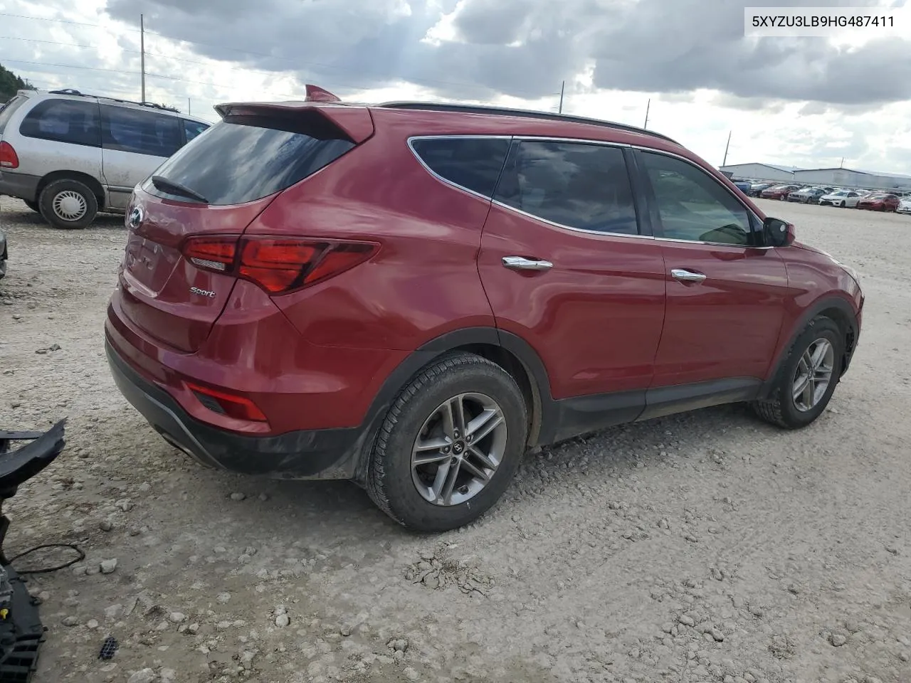 2017 Hyundai Santa Fe Sport VIN: 5XYZU3LB9HG487411 Lot: 79837354