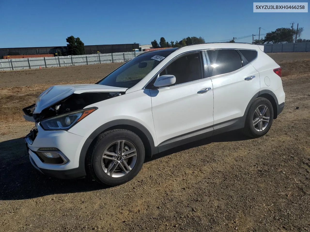 2017 Hyundai Santa Fe Sport VIN: 5XYZU3LBXHG466258 Lot: 79923514