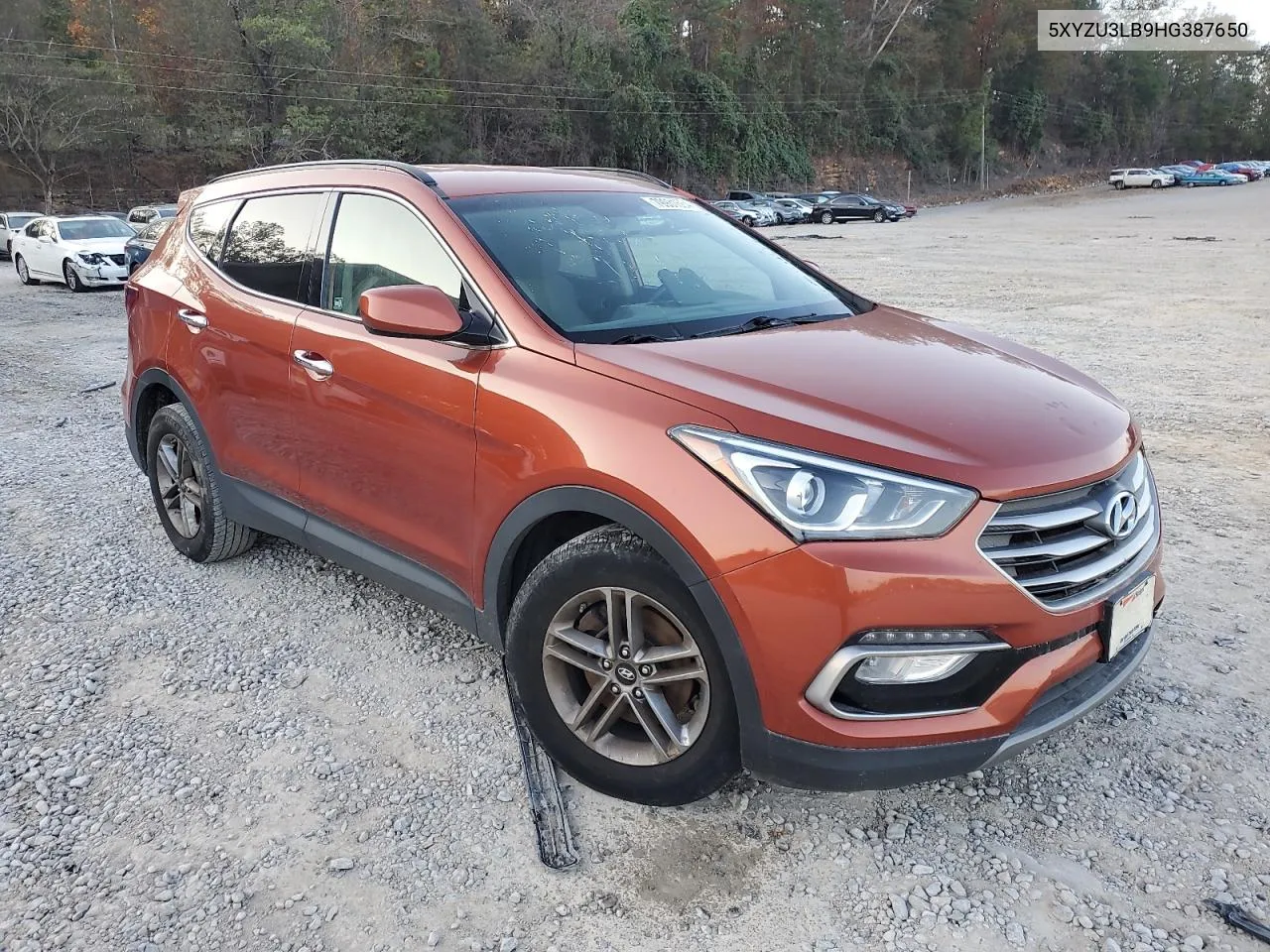 2017 Hyundai Santa Fe Sport VIN: 5XYZU3LB9HG387650 Lot: 79931564