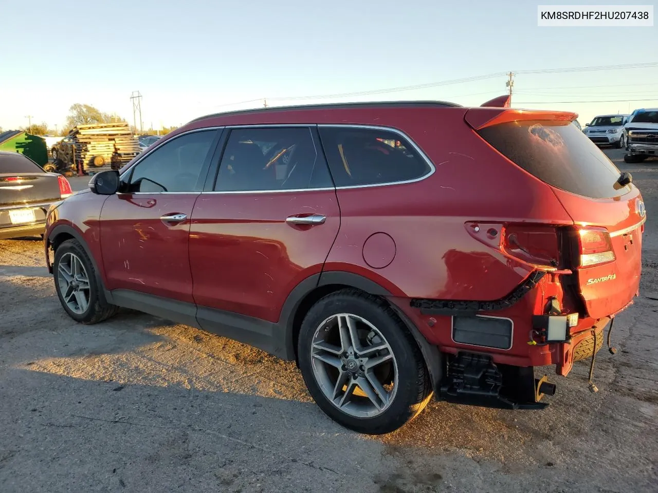 2017 Hyundai Santa Fe Se Ultimate VIN: KM8SRDHF2HU207438 Lot: 80007464