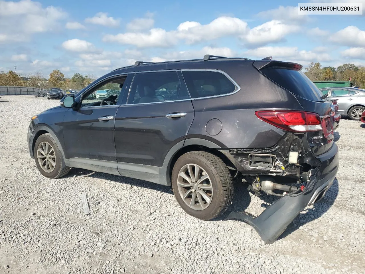 2017 Hyundai Santa Fe Se VIN: KM8SN4HF0HU200631 Lot: 80061434