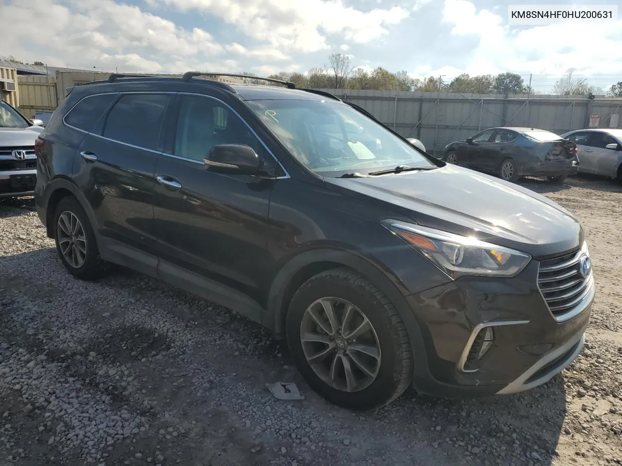 2017 Hyundai Santa Fe Se VIN: KM8SN4HF0HU200631 Lot: 80061434