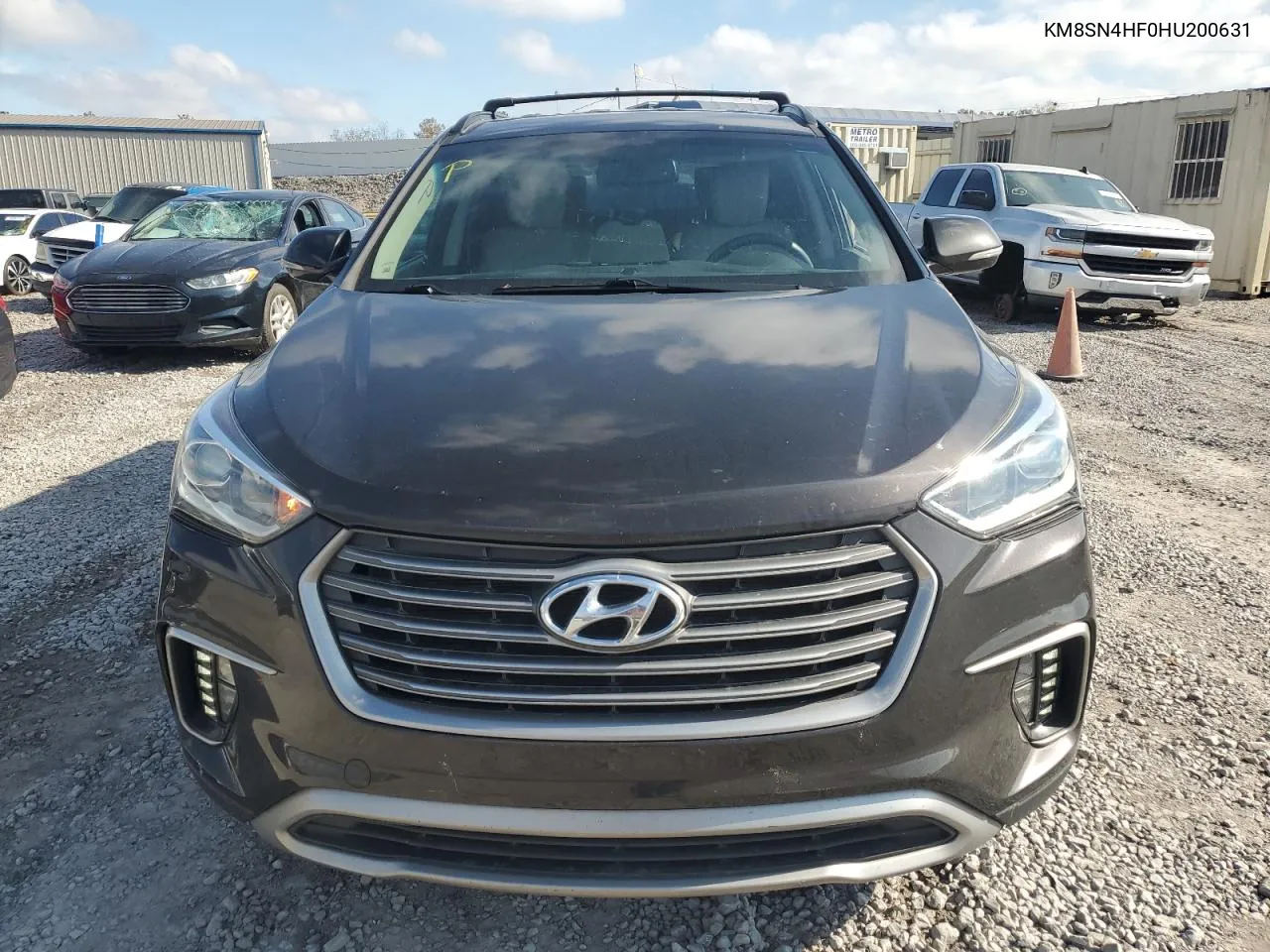 2017 Hyundai Santa Fe Se VIN: KM8SN4HF0HU200631 Lot: 80061434