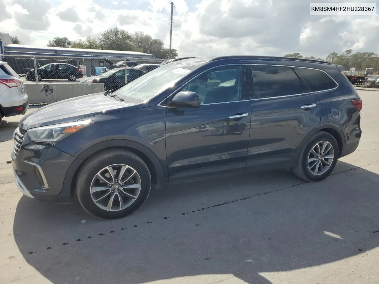 2017 Hyundai Santa Fe Se VIN: KM8SM4HF2HU228367 Lot: 80432784