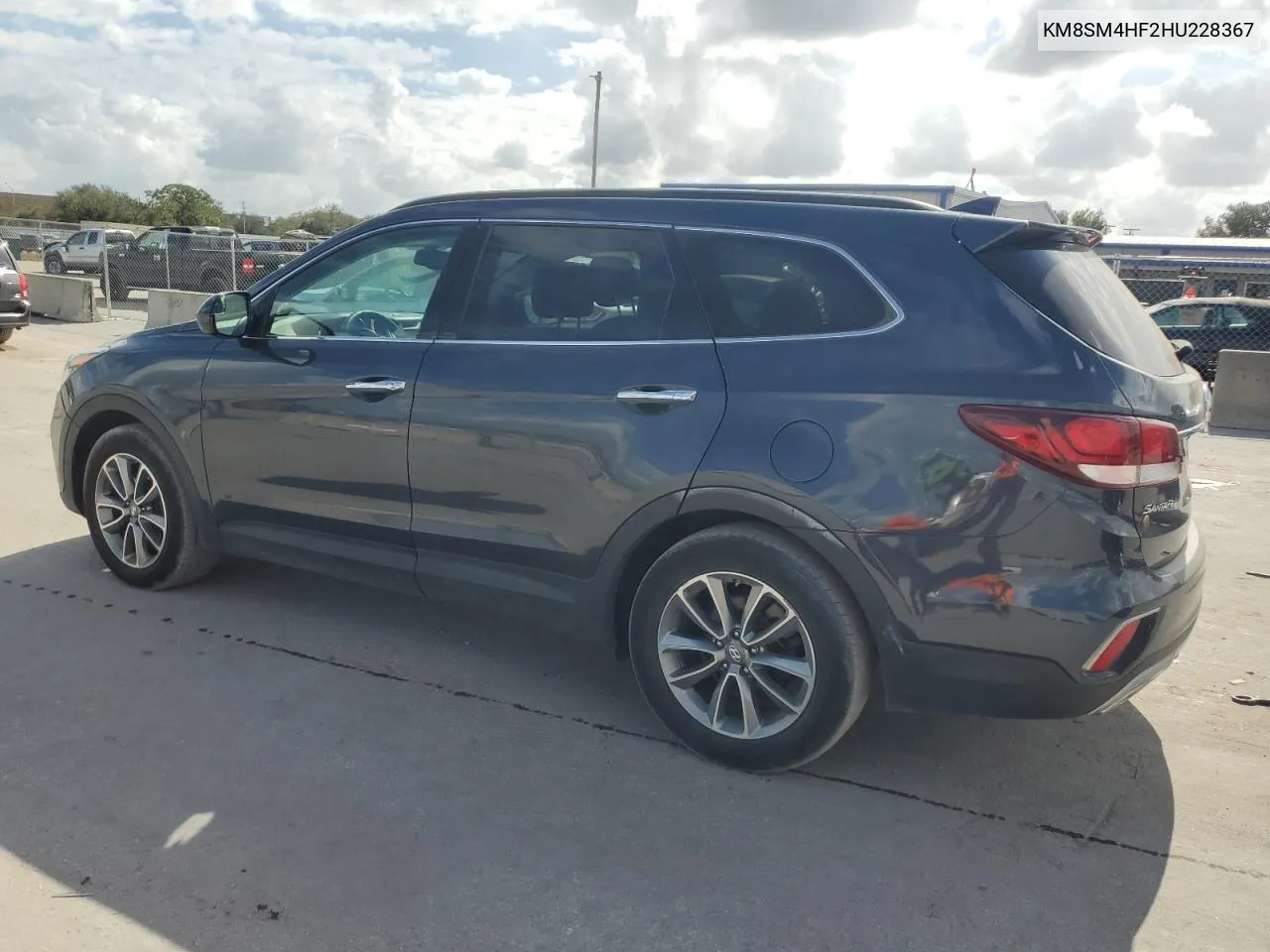 2017 Hyundai Santa Fe Se VIN: KM8SM4HF2HU228367 Lot: 80432784