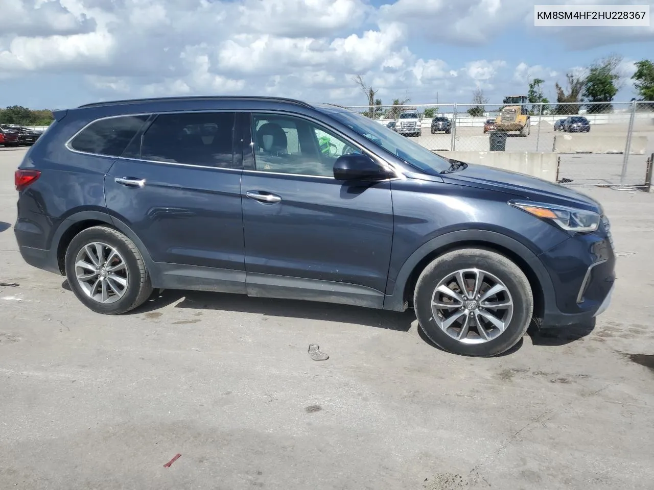 2017 Hyundai Santa Fe Se VIN: KM8SM4HF2HU228367 Lot: 80432784