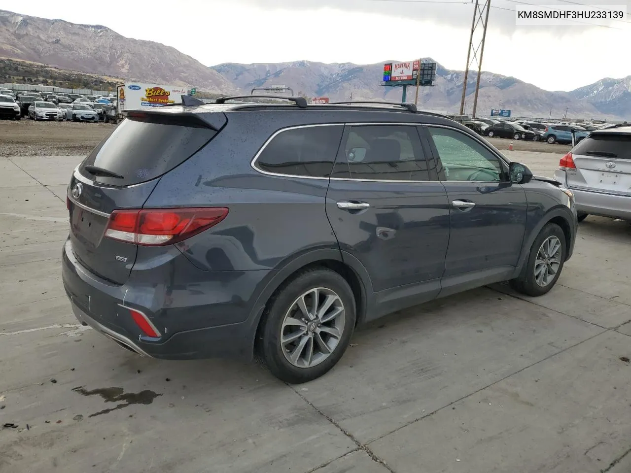 2017 Hyundai Santa Fe Se VIN: KM8SMDHF3HU233139 Lot: 80756534