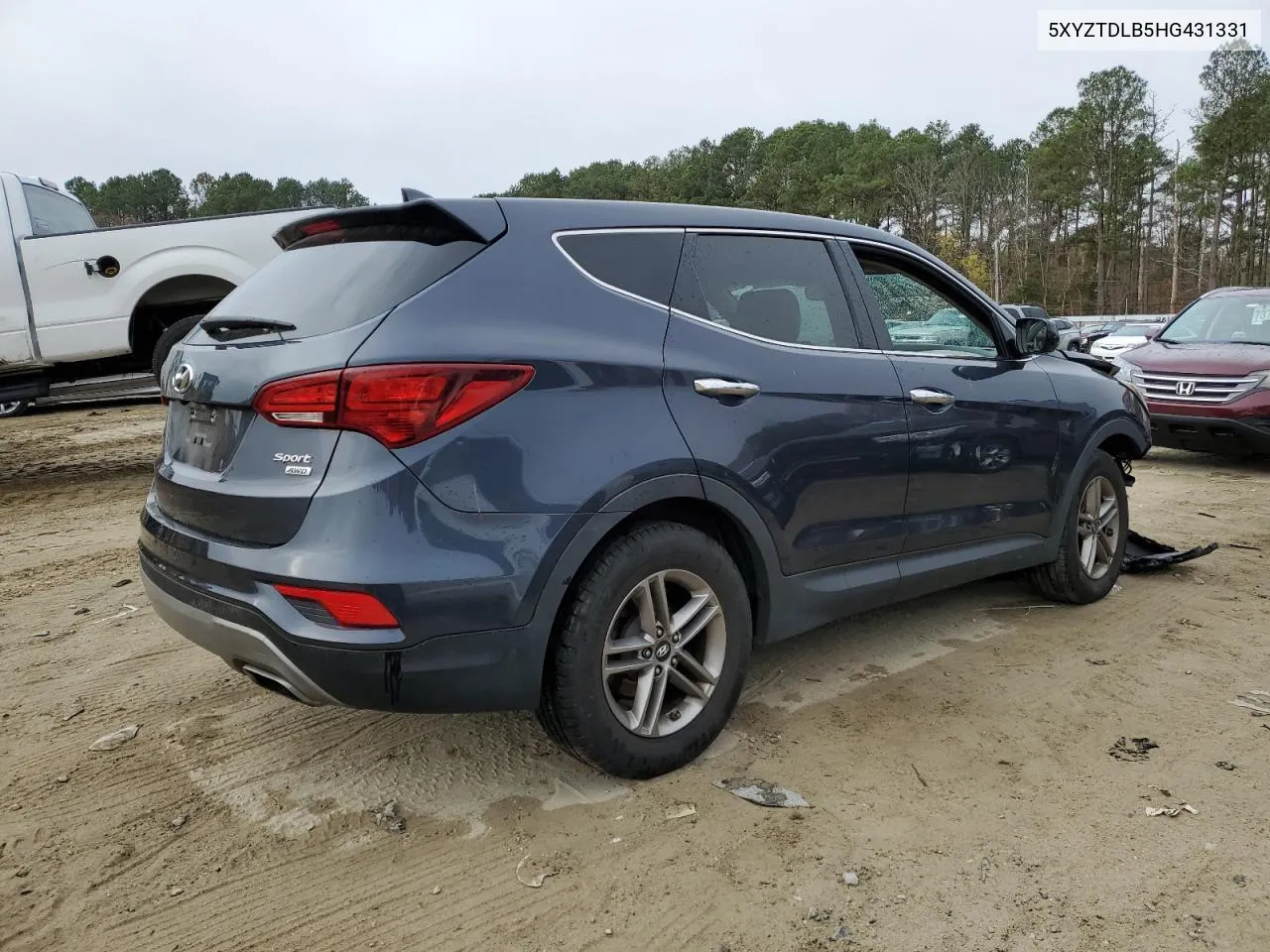 2017 Hyundai Santa Fe Sport VIN: 5XYZTDLB5HG431331 Lot: 80942214