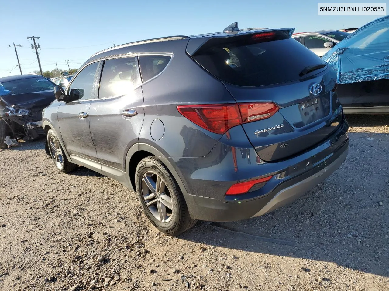 5NMZU3LBXHH020553 2017 Hyundai Santa Fe Sport