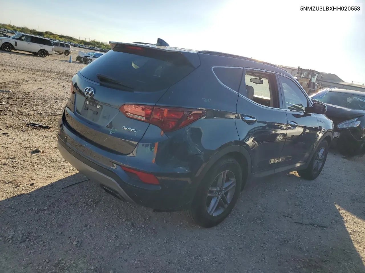 5NMZU3LBXHH020553 2017 Hyundai Santa Fe Sport