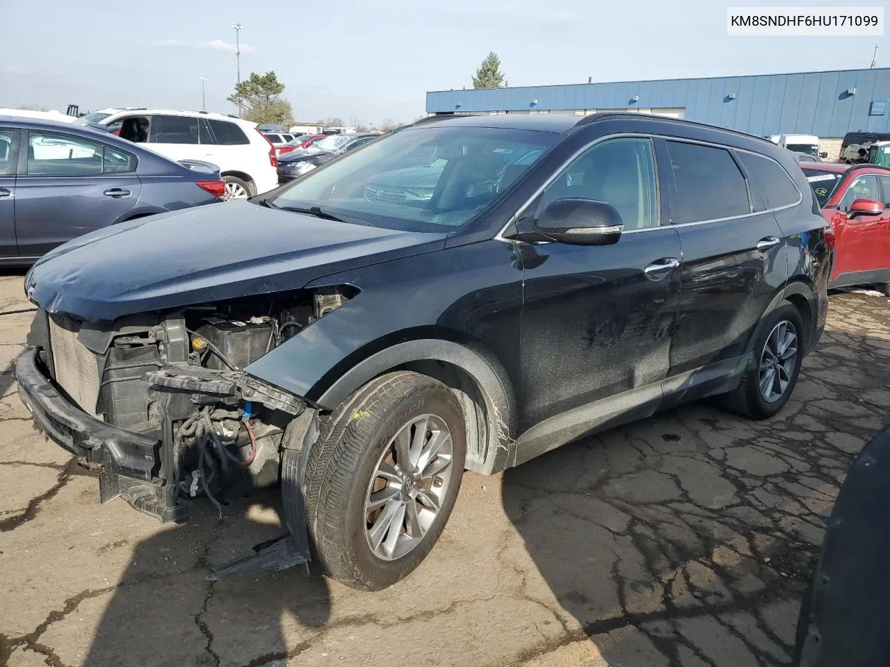 2017 Hyundai Santa Fe Se VIN: KM8SNDHF6HU171099 Lot: 81504694