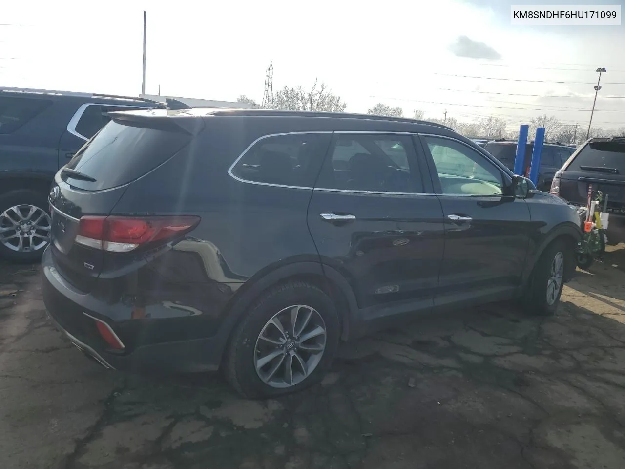 2017 Hyundai Santa Fe Se VIN: KM8SNDHF6HU171099 Lot: 81504694