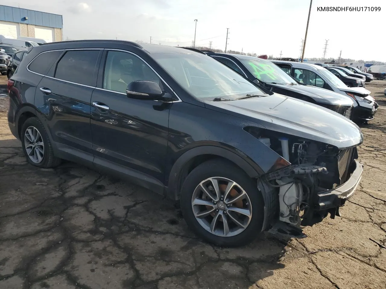 2017 Hyundai Santa Fe Se VIN: KM8SNDHF6HU171099 Lot: 81504694