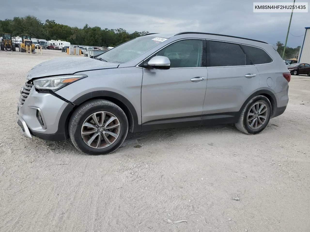 2017 Hyundai Santa Fe Se VIN: KM8SN4HF2HU251435 Lot: 81516794