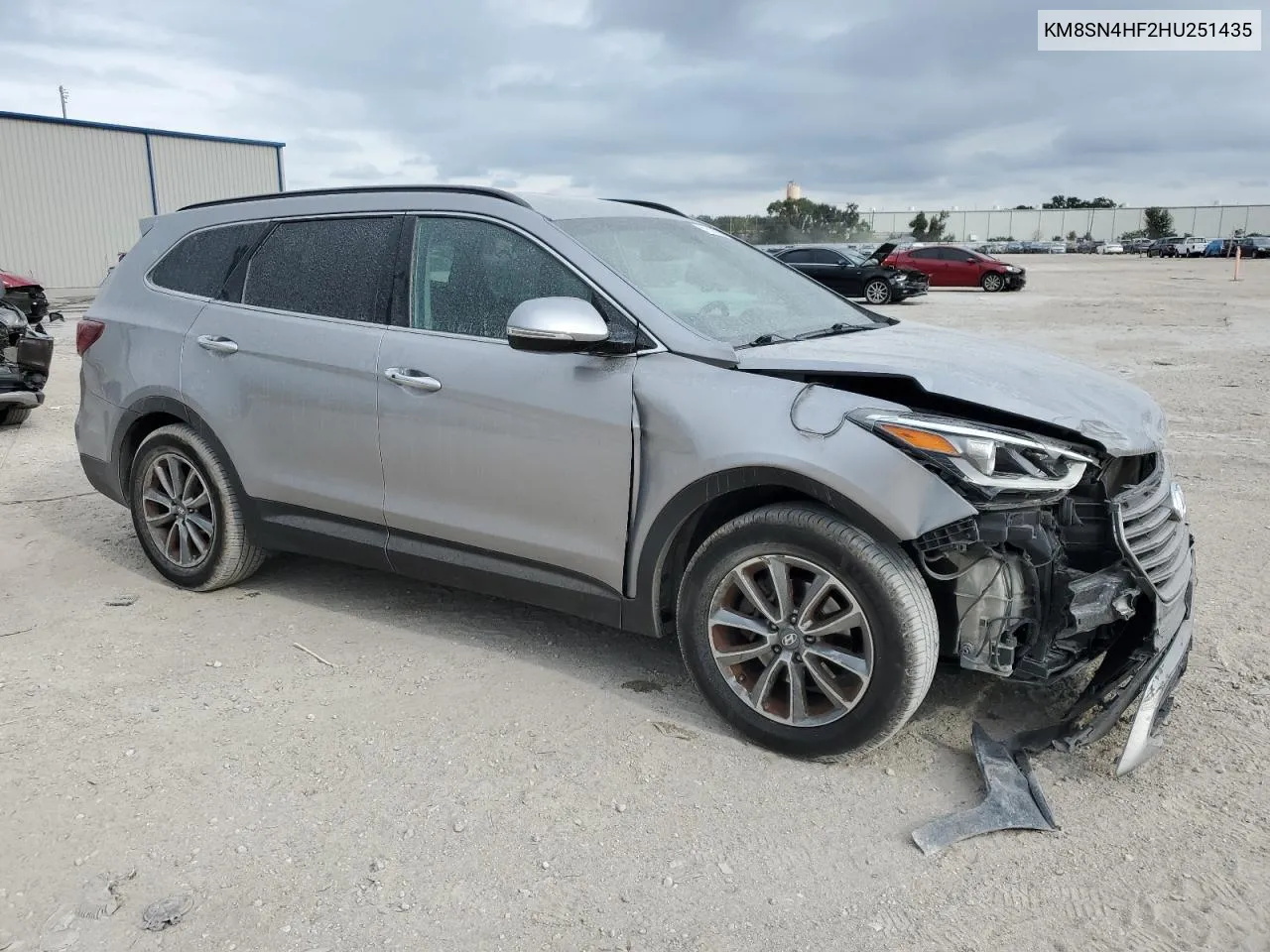 2017 Hyundai Santa Fe Se VIN: KM8SN4HF2HU251435 Lot: 81516794