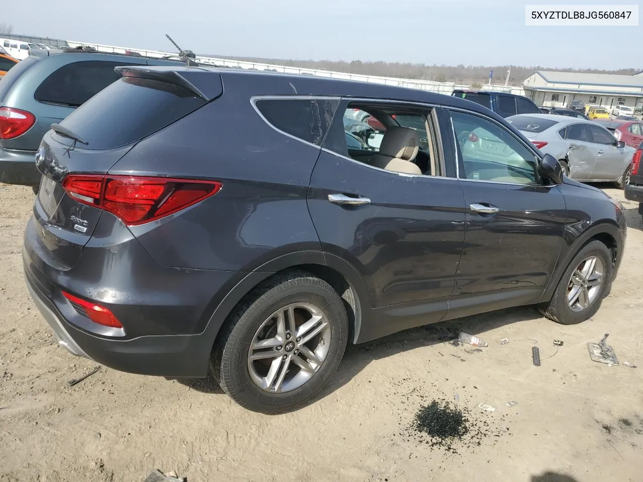 5XYZTDLB8JG560847 2018 Hyundai Santa Fe Sport