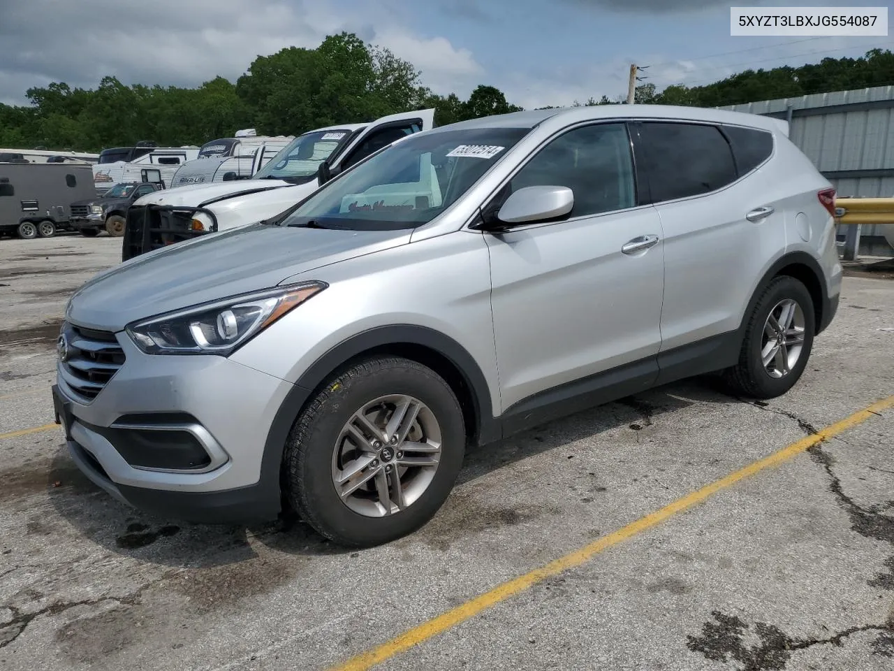 2018 Hyundai Santa Fe Sport VIN: 5XYZT3LBXJG554087 Lot: 53072514