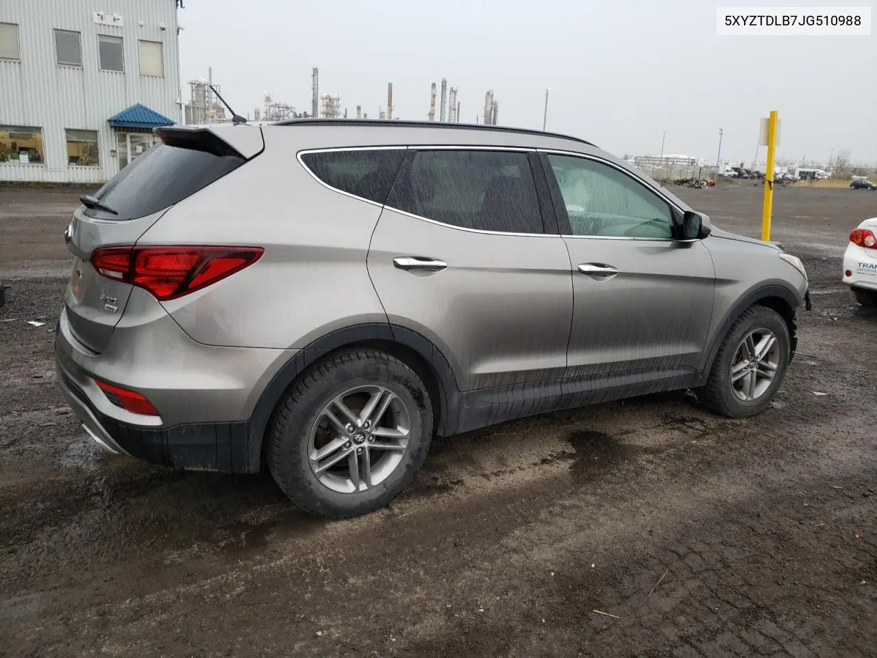 2018 Hyundai Santa Fe Sport VIN: 5XYZTDLB7JG510988 Lot: 53096124