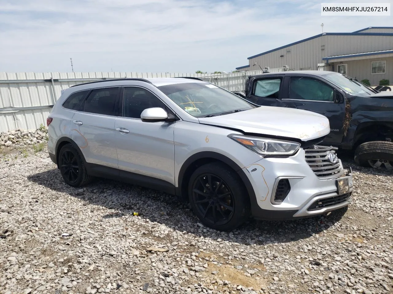 2018 Hyundai Santa Fe Se VIN: KM8SM4HFXJU267214 Lot: 53147984