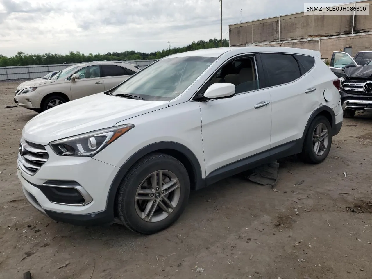 5NMZT3LB0JH086800 2018 Hyundai Santa Fe Sport