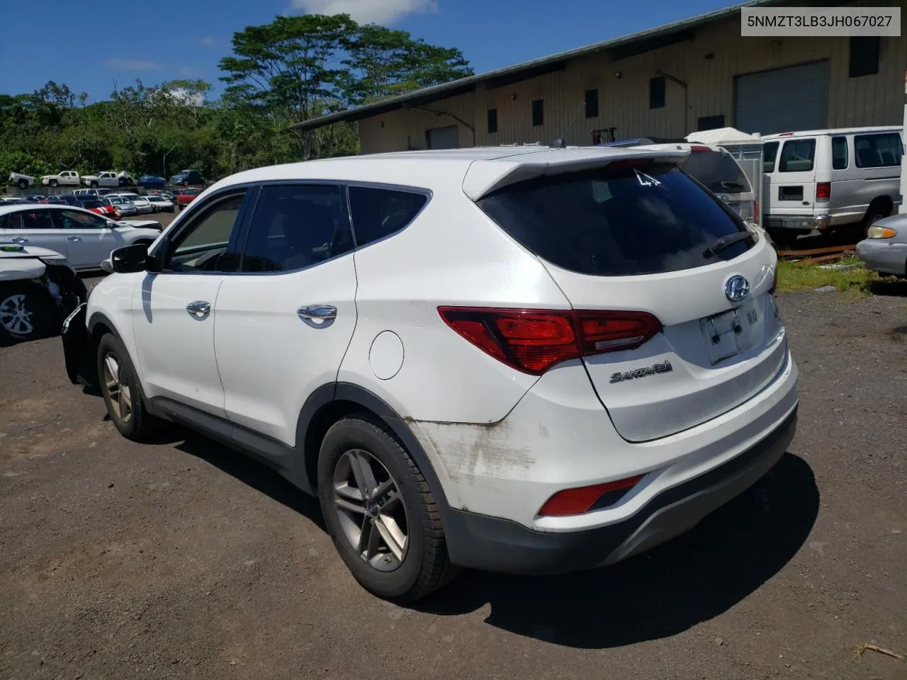 5NMZT3LB3JH067027 2018 Hyundai Santa Fe Sport