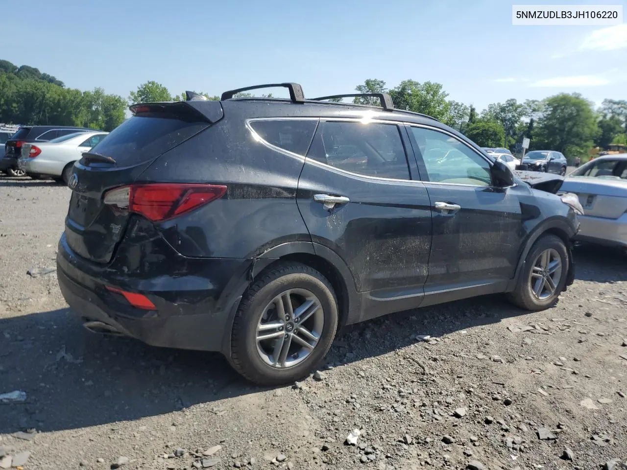 2018 Hyundai Santa Fe Sport VIN: 5NMZUDLB3JH106220 Lot: 59057034