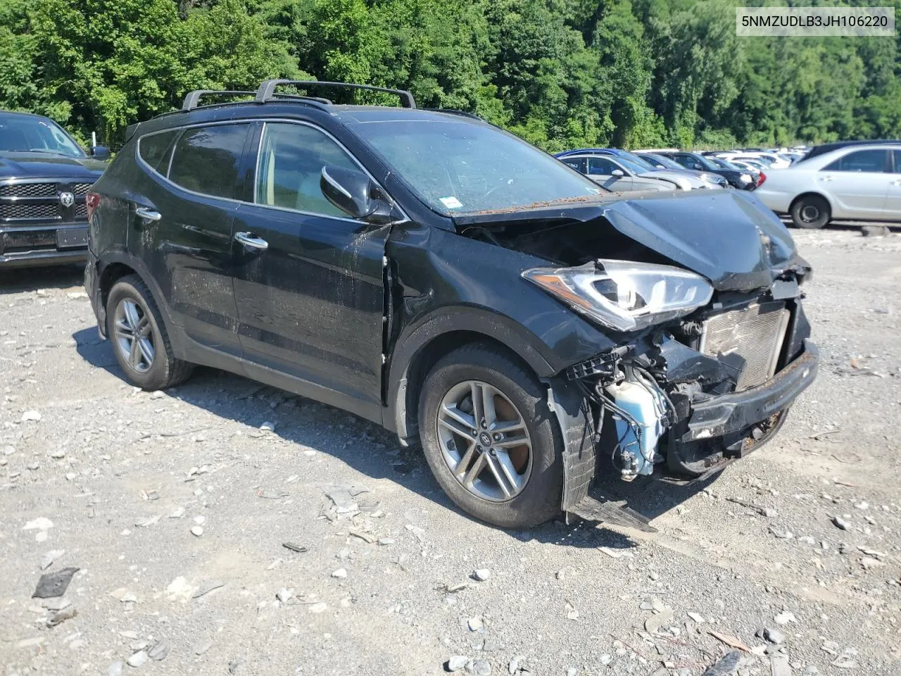 2018 Hyundai Santa Fe Sport VIN: 5NMZUDLB3JH106220 Lot: 59057034