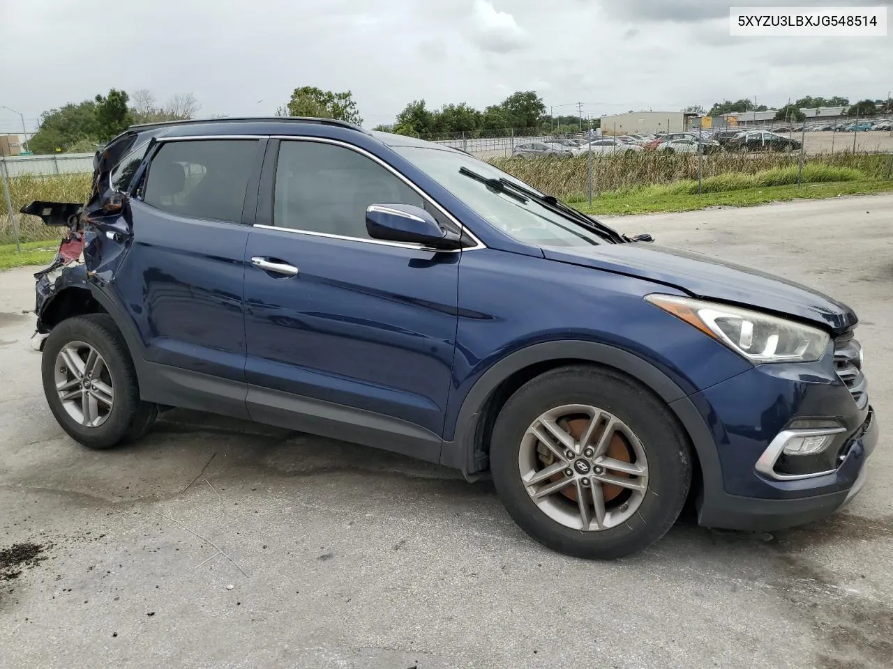 2018 Hyundai Santa Fe Sport VIN: 5XYZU3LBXJG548514 Lot: 59322554