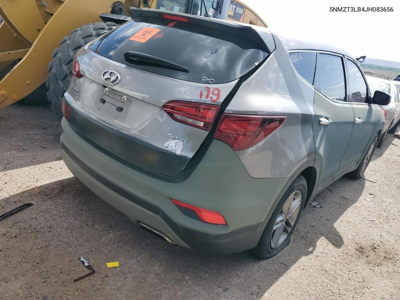 5NMZT3LB4JH083656 2018 Hyundai Santa Fe Sport